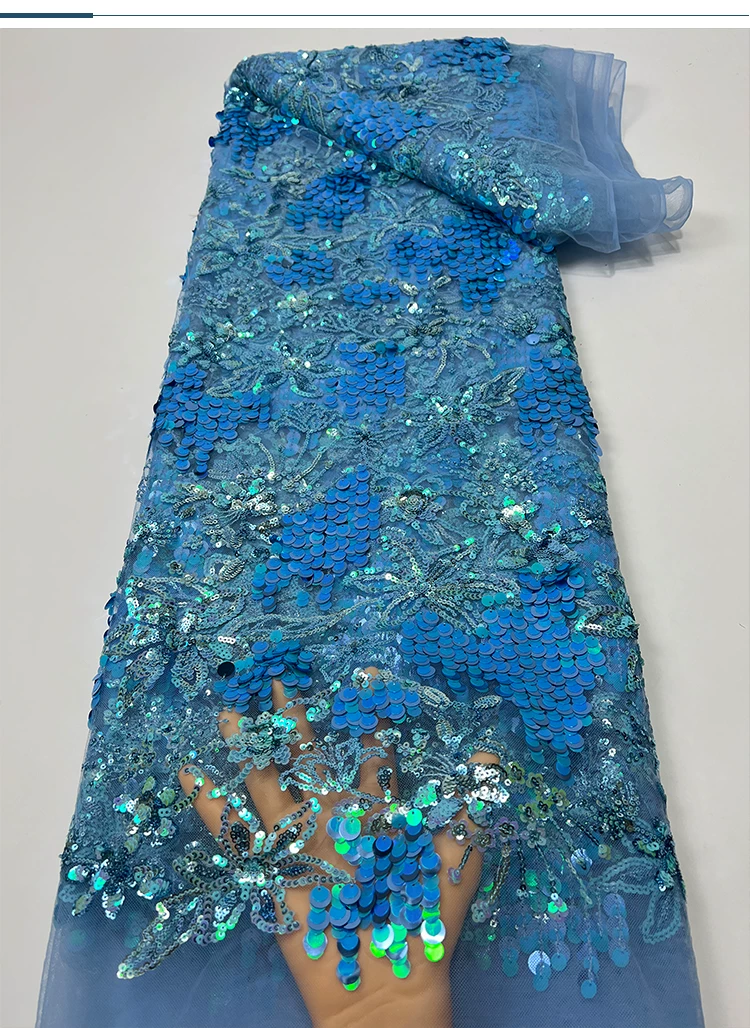 Glitter Tablecloth - 1 jard tkaniny siatkowej do sukien