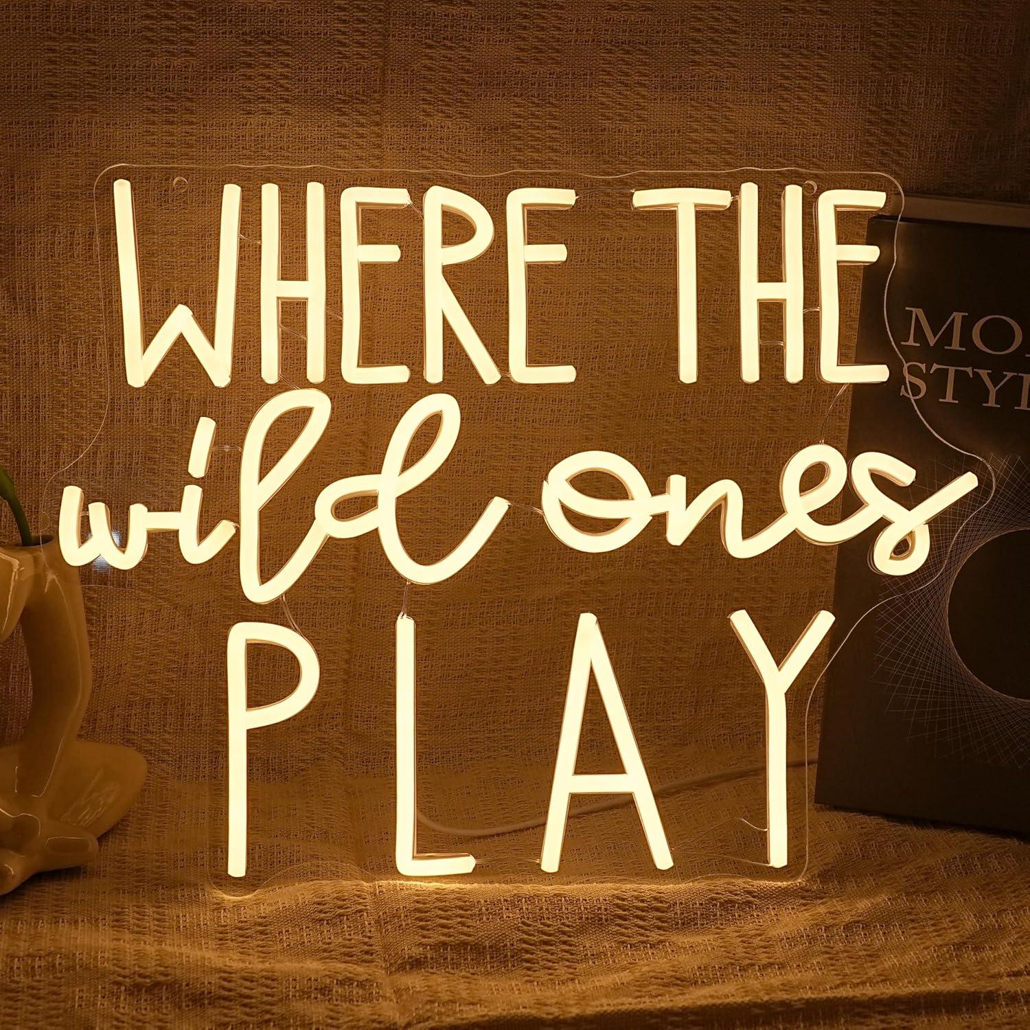 Neon Sign Party - Neonowy znak „Where the Wild Ones