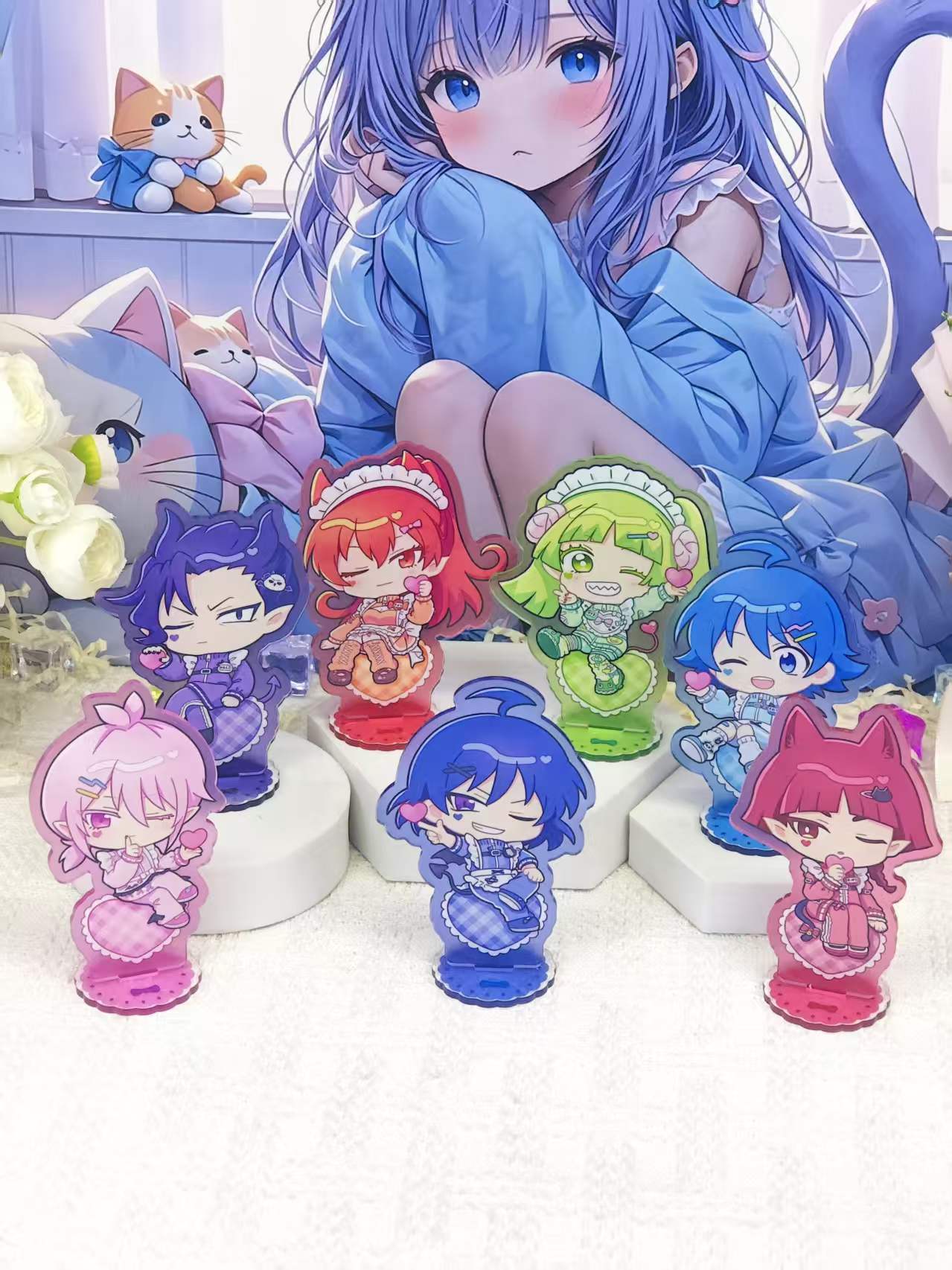 Event Support - Zestaw akrylowych figurek Iruma-kun w stylu