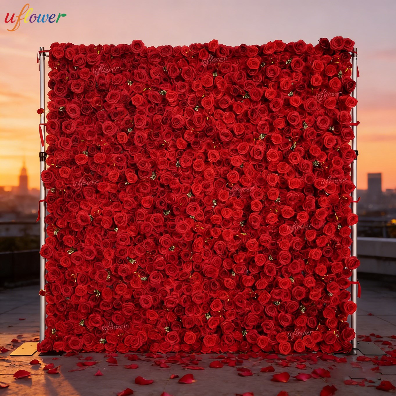 Ściana kwiatowa z sztucznych r – Flower Wall Panel recenzja i cena