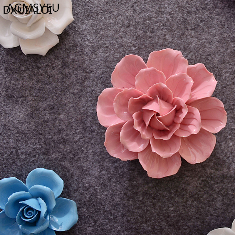 1 szt. ceramiczne naklejki na  – Flower Wall Panel recenzja i cena
