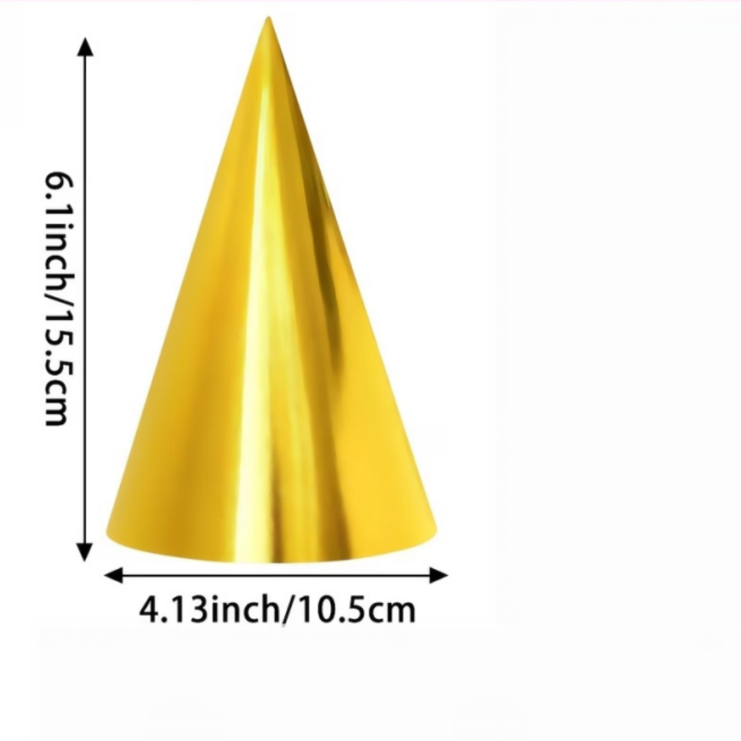10 sztuk kolorowych, metaliczn – Party Hat Cone recenzja i cena