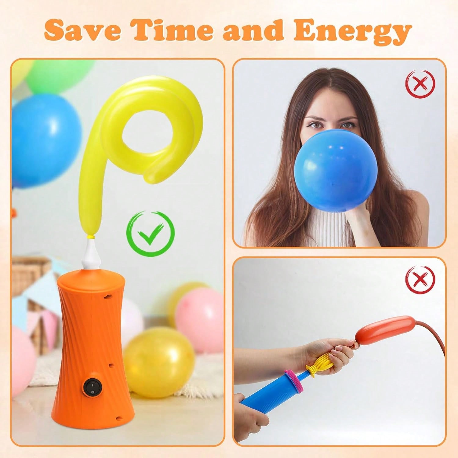 Elektryczna pompka do balonów, – Balloon Pump Hand recenzja i cena