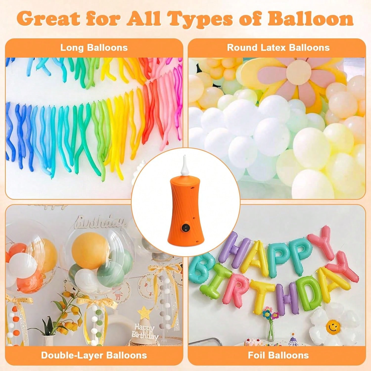 Elektryczna pompka do balonów, – Balloon Pump Hand recenzja i cena